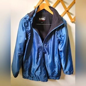 Totes blue lightweight fleece jacket